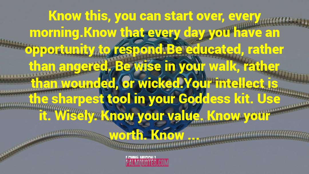Know Your Worth quotes by Emma Mildon