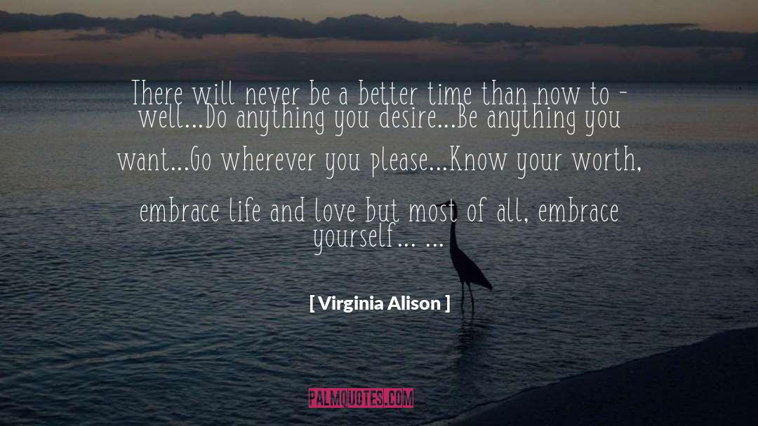 Know Your Worth quotes by Virginia Alison