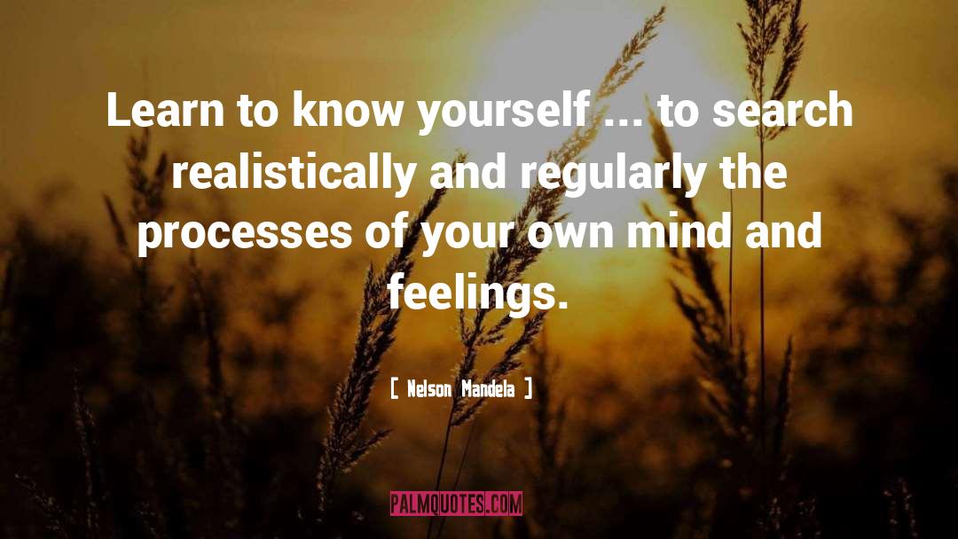 Know Yourself quotes by Nelson Mandela