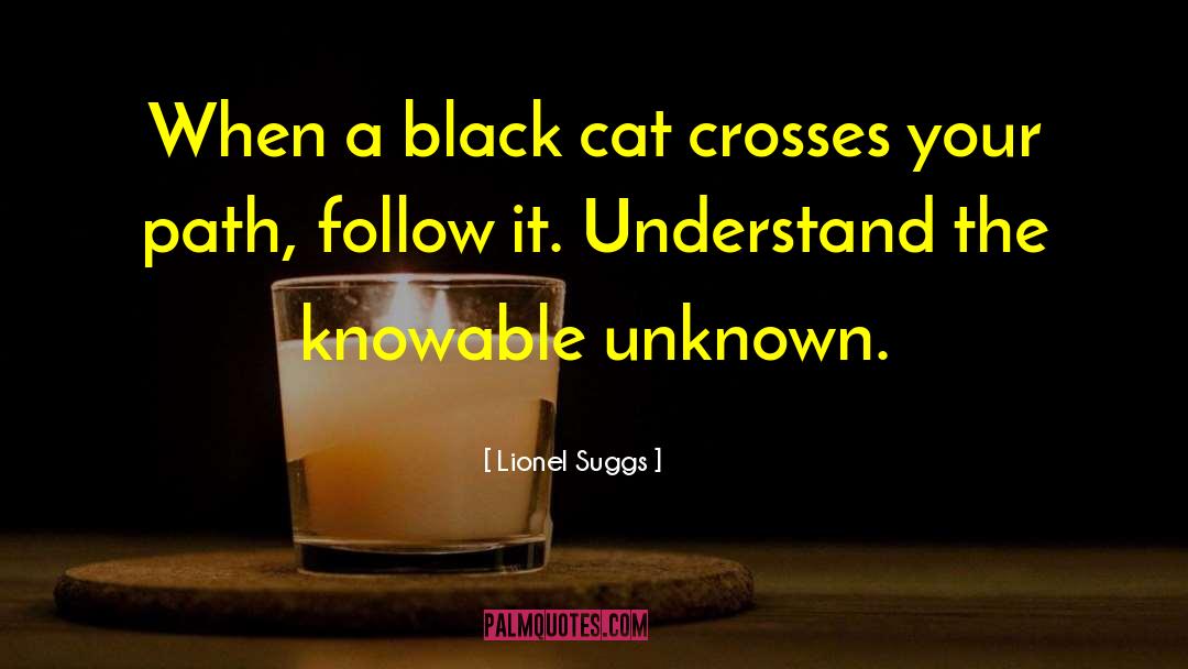 Knowable quotes by Lionel Suggs