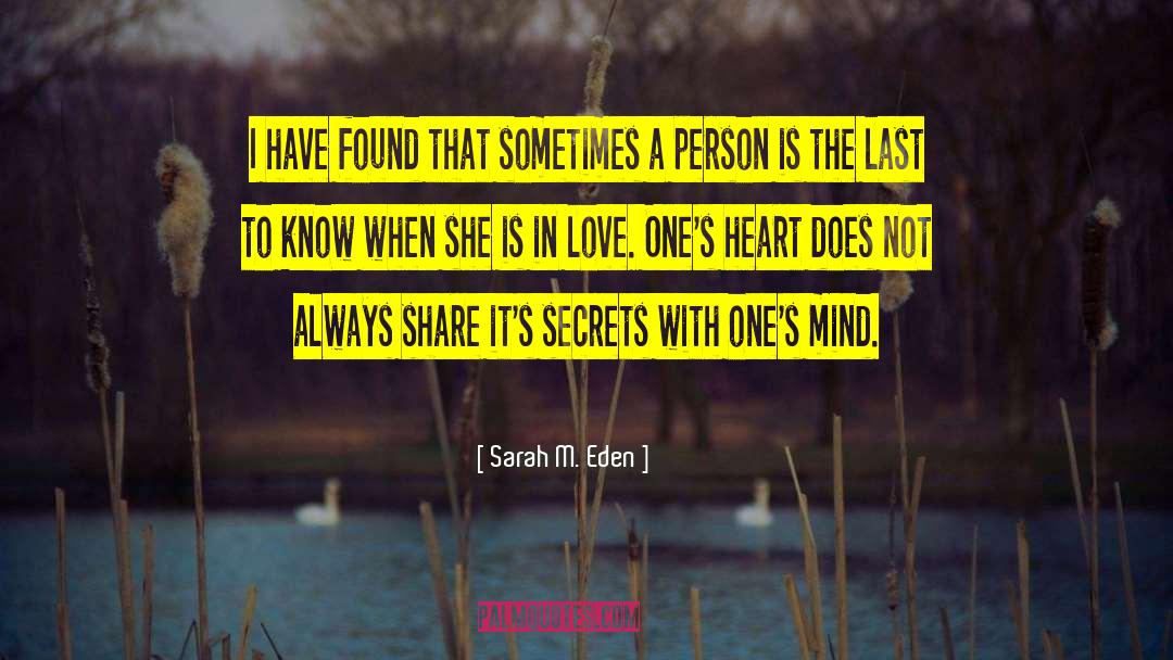 Knowing A Person quotes by Sarah M. Eden