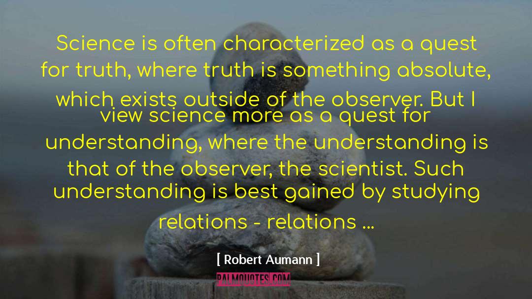Knowing And Understanding quotes by Robert Aumann