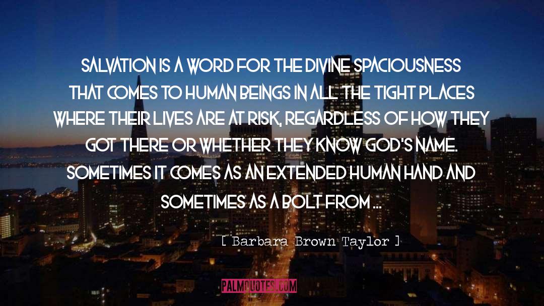 Knowing God quotes by Barbara Brown Taylor