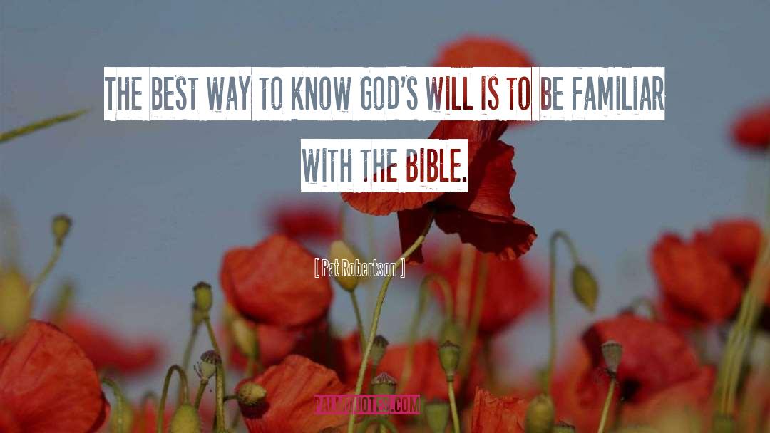 Knowing God quotes by Pat Robertson