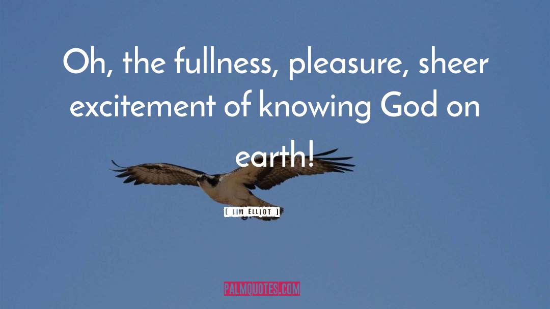 Knowing God quotes by Jim Elliot