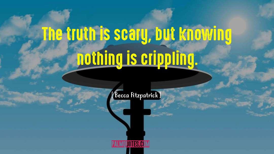 Knowing Nothing quotes by Becca Fitzpatrick