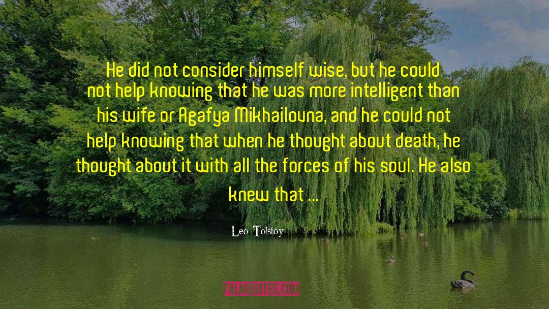 Knowing Nothing quotes by Leo Tolstoy