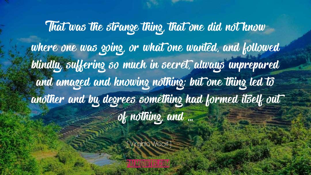 Knowing Nothing quotes by Virginia Woolf