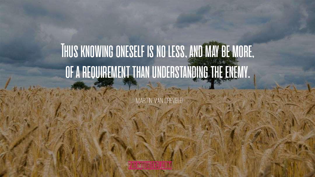 Knowing Oneself quotes by Martin Van Creveld