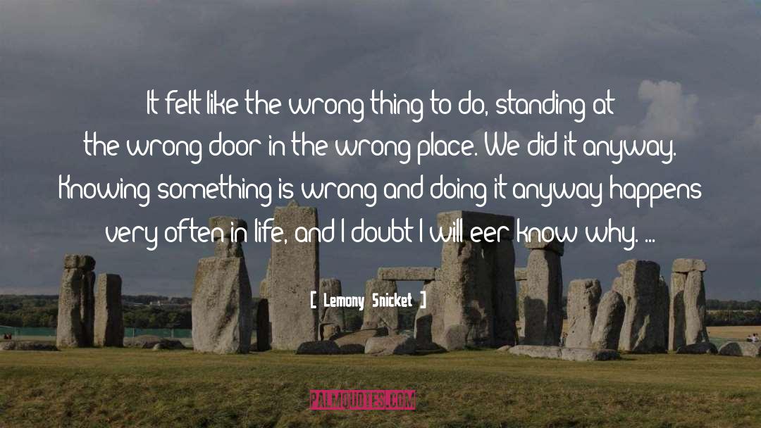 Knowing Something quotes by Lemony Snicket