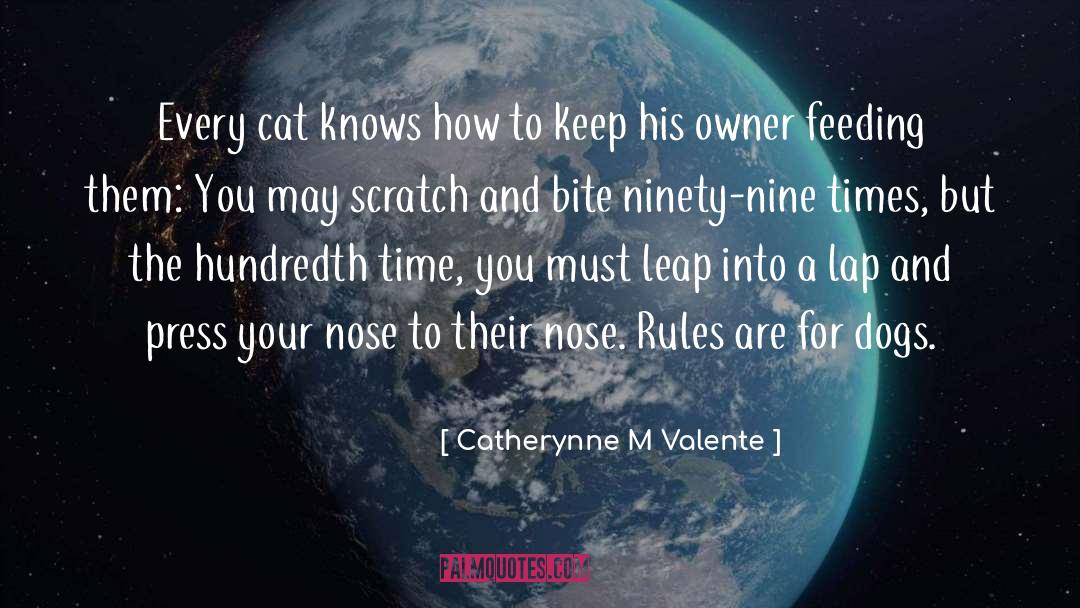 Knowing The Rules quotes by Catherynne M Valente