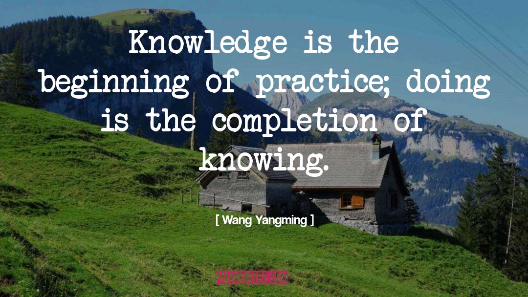Knowing The Self quotes by Wang Yangming