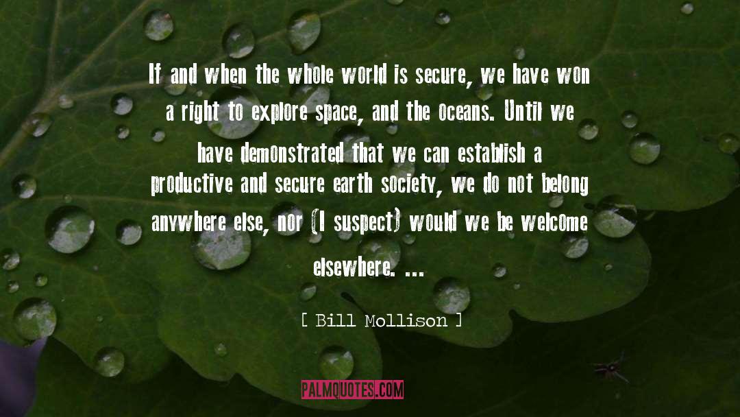 Knowing The World quotes by Bill Mollison