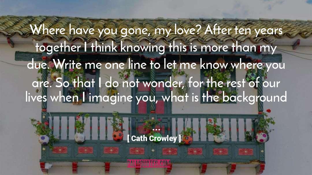 Knowing Your Ignorance quotes by Cath Crowley