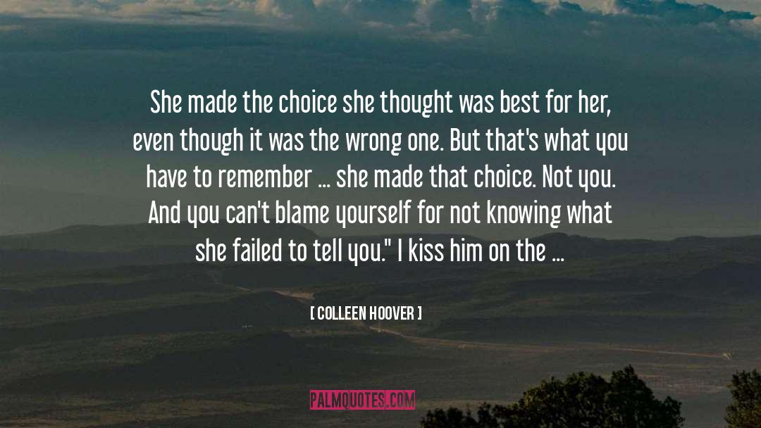 Knowing Yourself Deeply quotes by Colleen Hoover