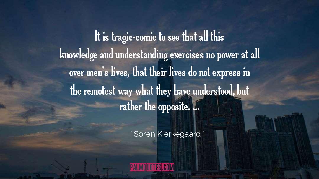 Knowledge And Understanding quotes by Soren Kierkegaard