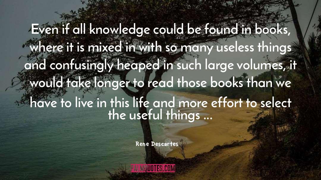 Knowledge And Understanding quotes by Rene Descartes