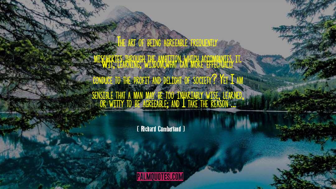 Knowledge And Wisdom quotes by Richard Cumberland