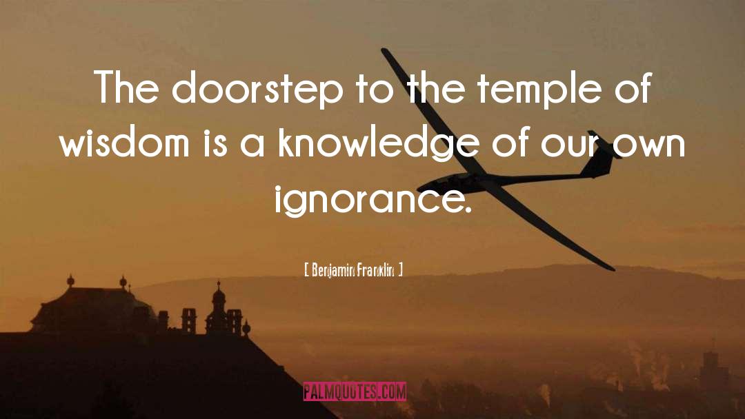 Knowledge And Wisdom quotes by Benjamin Franklin