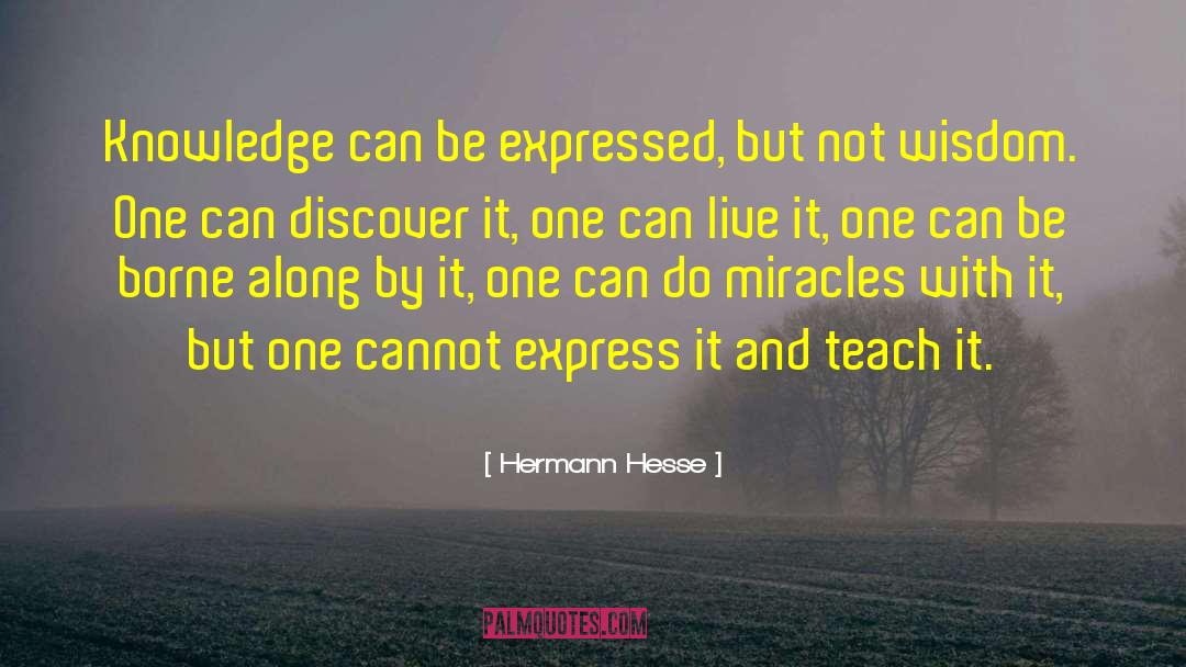 Knowledge By Hazrat Ali quotes by Hermann Hesse