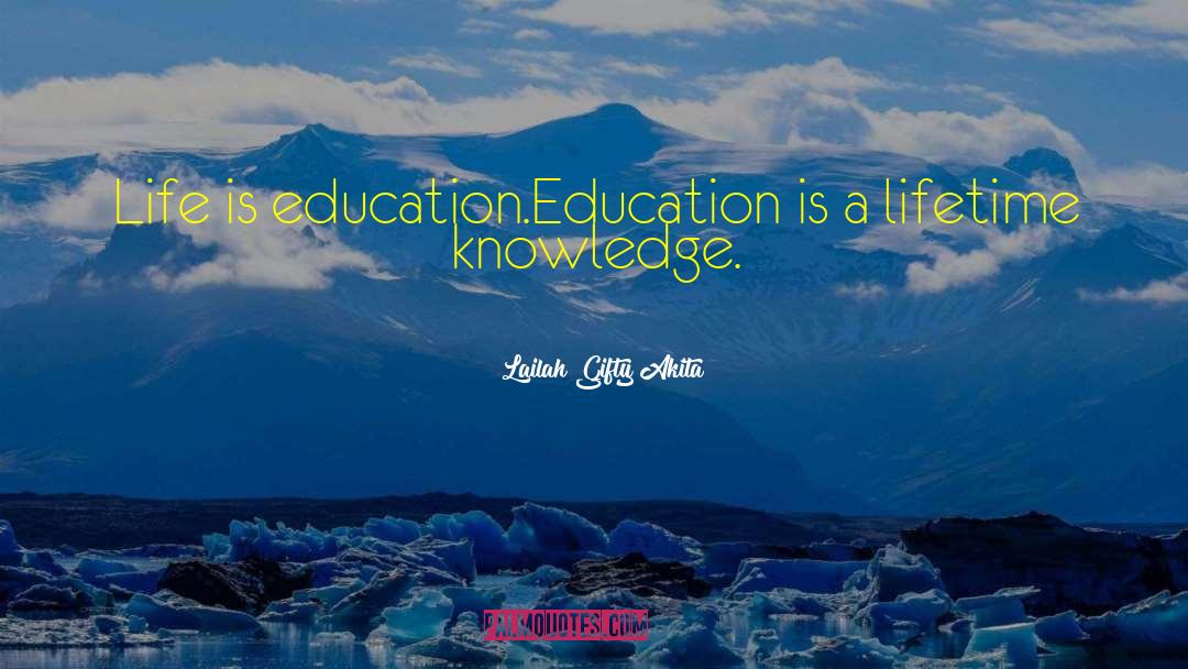 Knowledge Education quotes by Lailah Gifty Akita