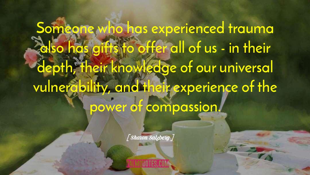 Knowledge Experience quotes by Sharon Salzberg