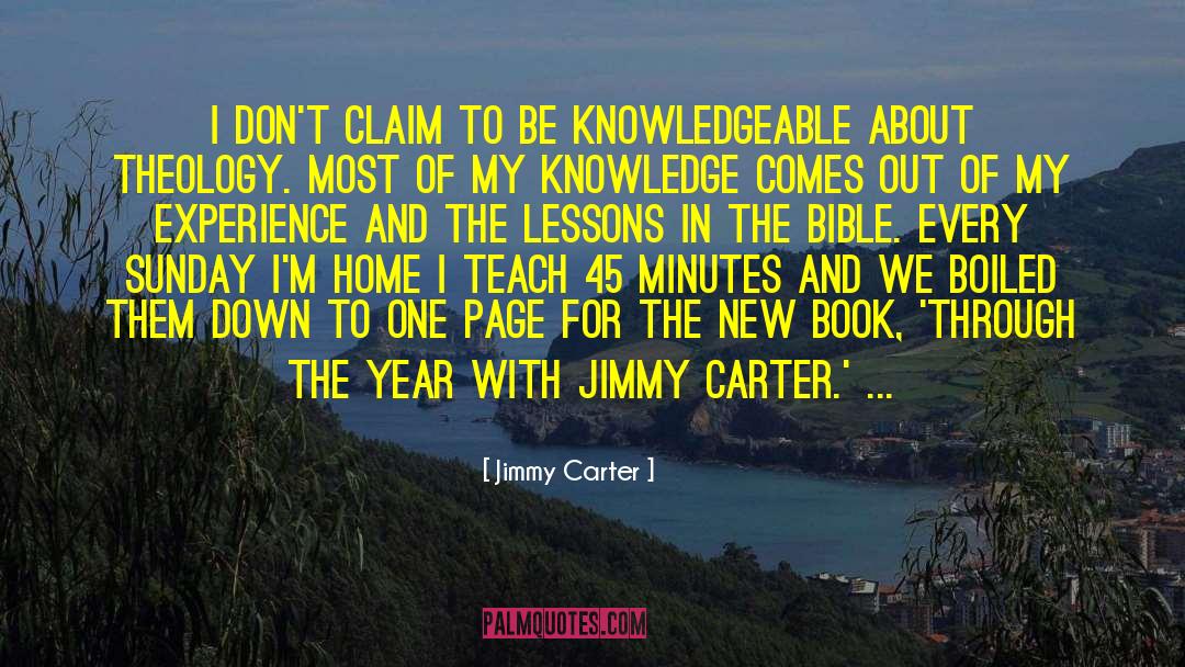 Knowledge Experience quotes by Jimmy Carter