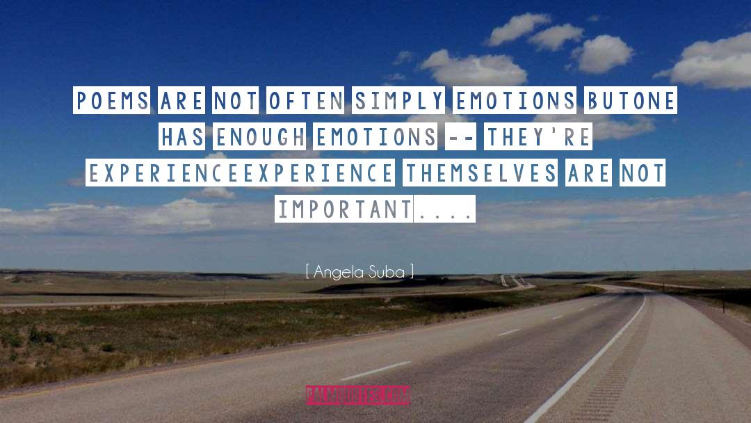 Knowledge Experience quotes by Angela Suba