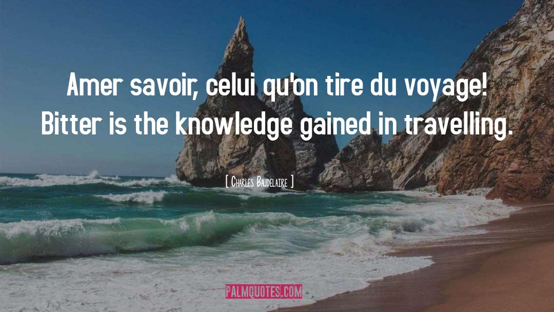 Knowledge Gained quotes by Charles Baudelaire