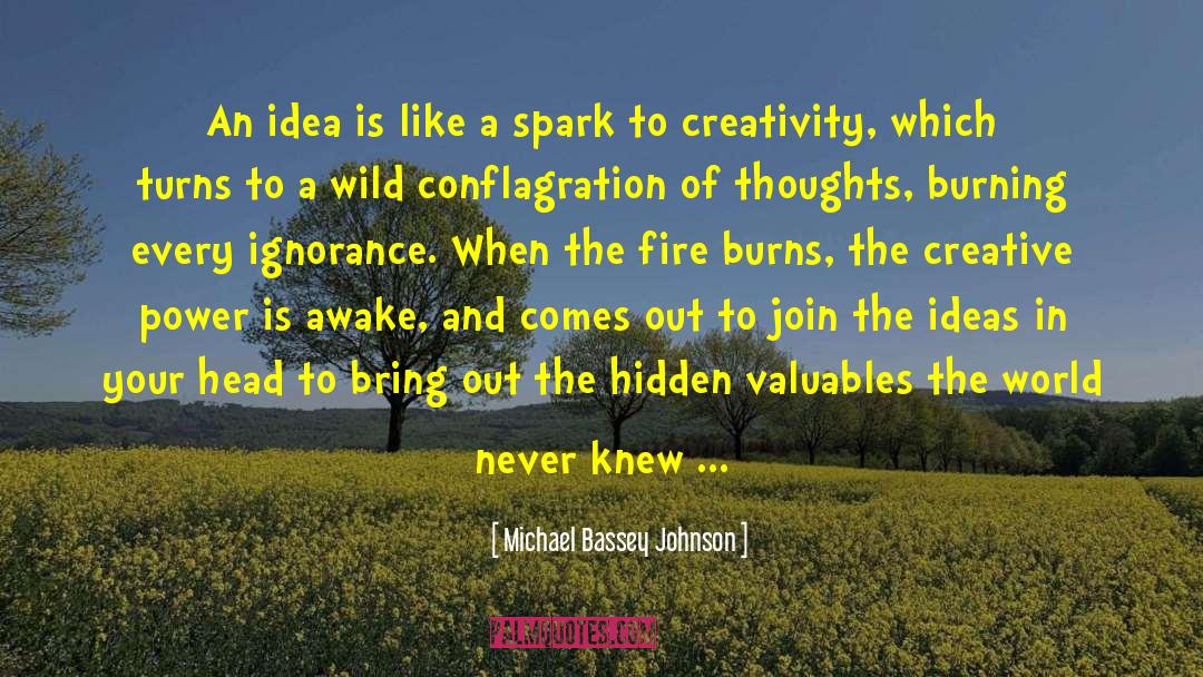 Knowledge Is Borrowed quotes by Michael Bassey Johnson