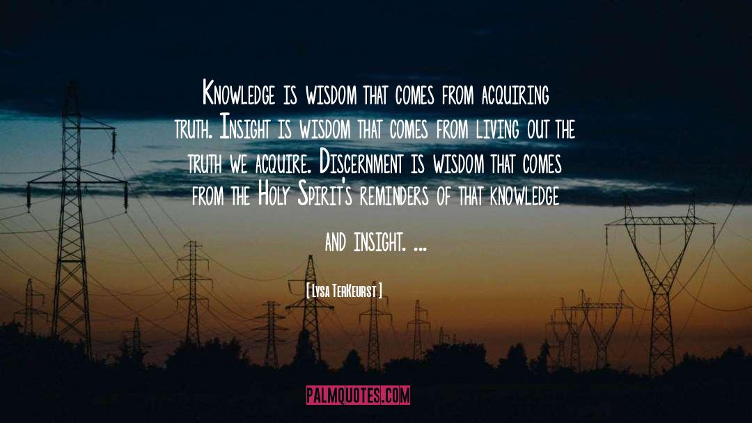 Knowledge Is Dangerous quotes by Lysa TerKeurst