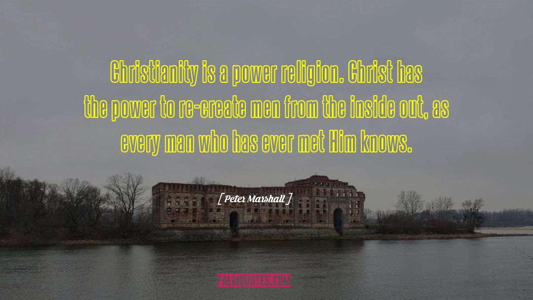 Knowledge Is Power quotes by Peter Marshall