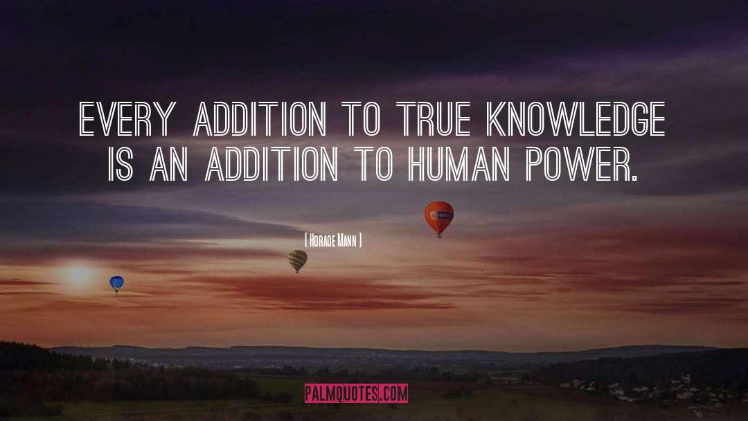 Knowledge Is Power quotes by Horace Mann