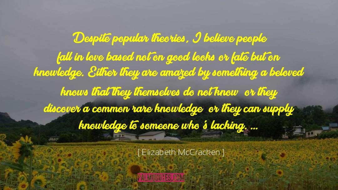 Knowledge Is Power quotes by Elizabeth McCracken