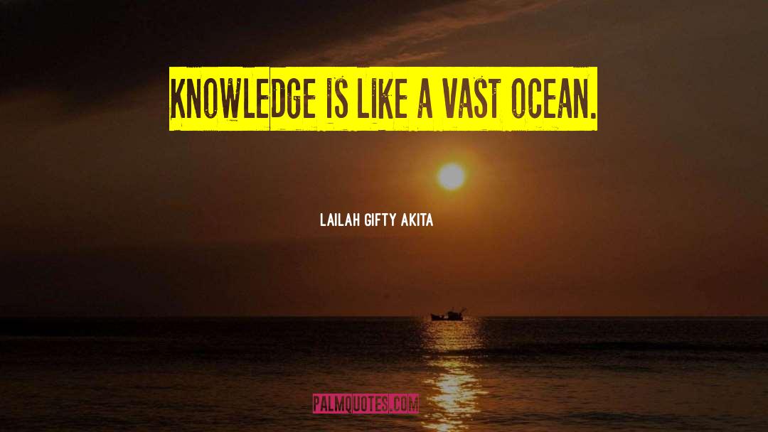 Knowledge Learning quotes by Lailah Gifty Akita