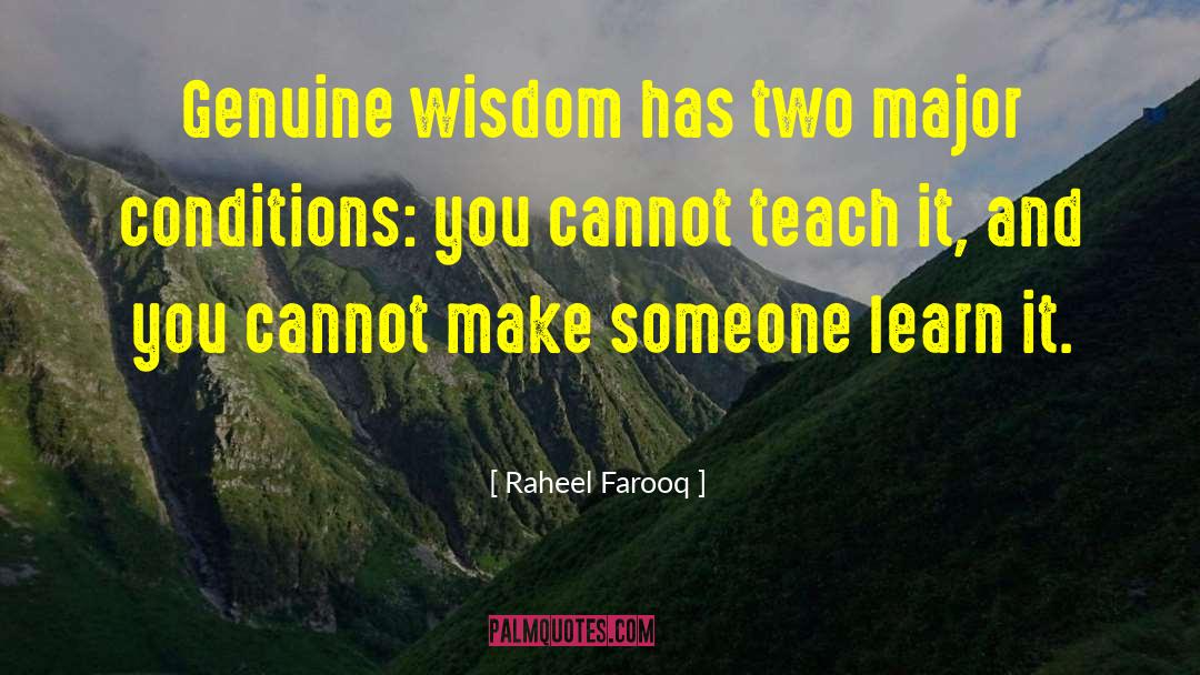 Knowledge Learning quotes by Raheel Farooq