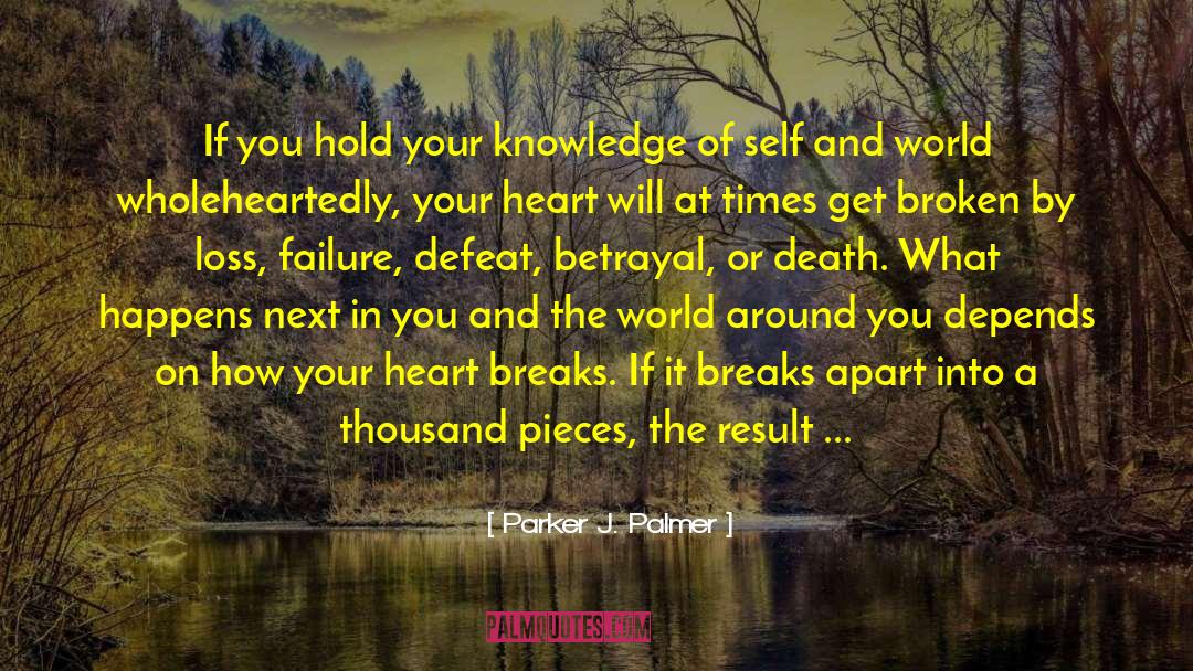 Knowledge Of Self quotes by Parker J. Palmer