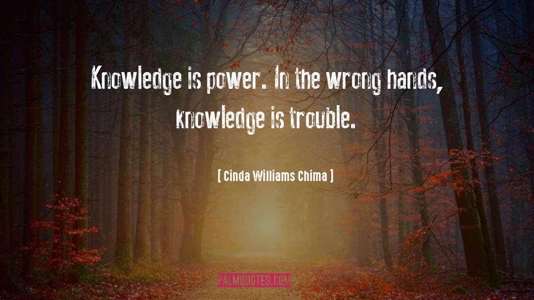 Knowledge Power quotes by Cinda Williams Chima