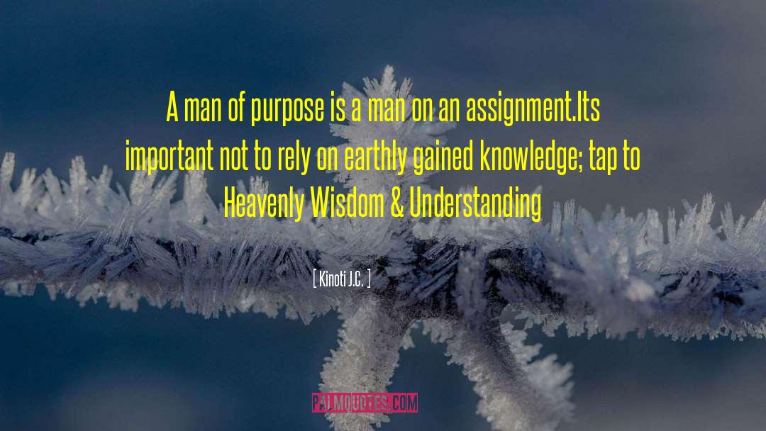 Knowledge Purpose quotes by Kinoti J.C.