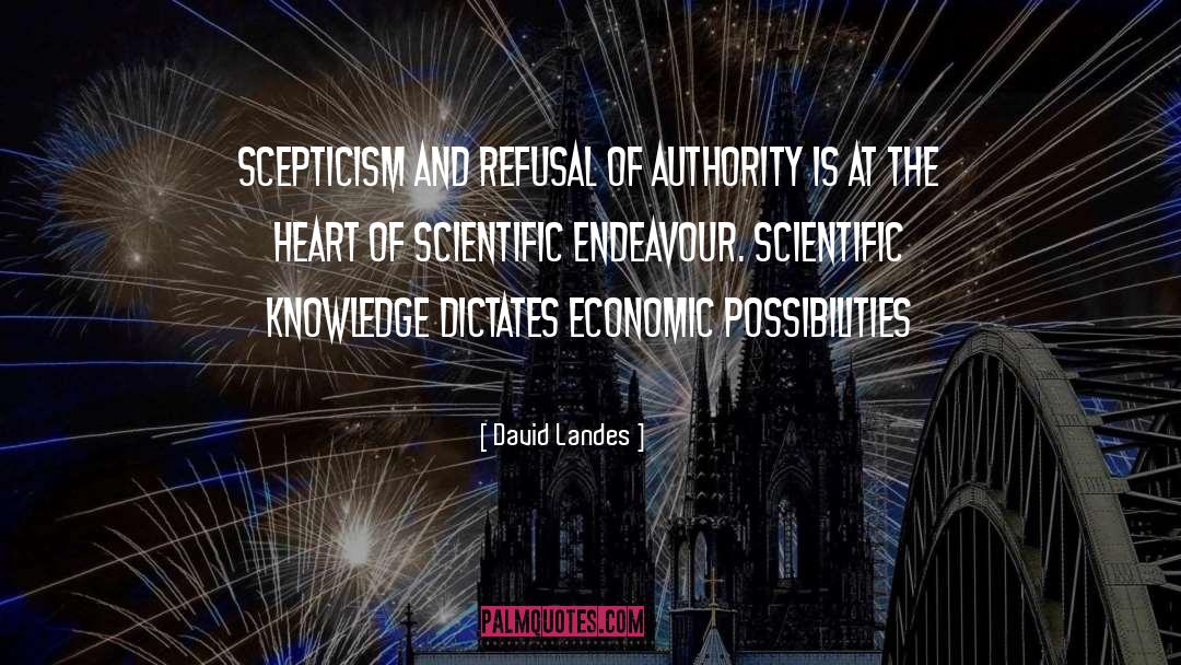 Knowledge Purpose quotes by David Landes
