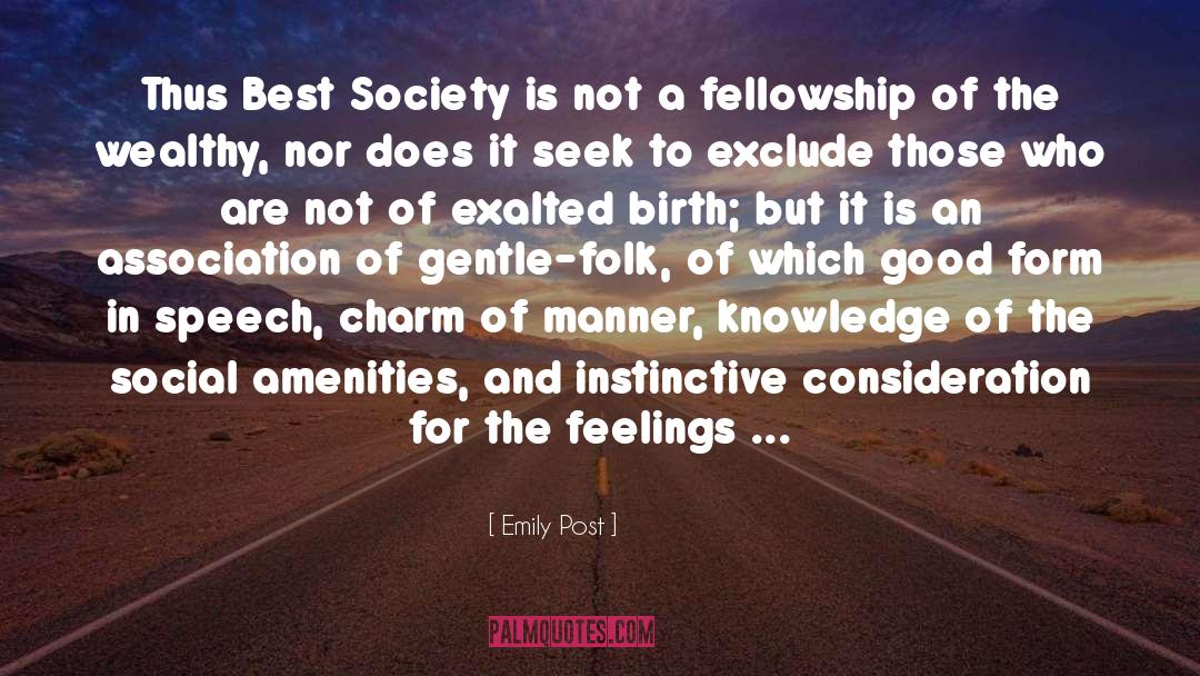 Knowledge quotes by Emily Post