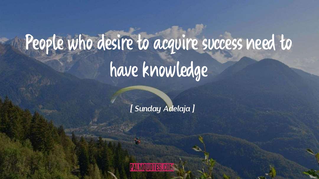 Knowledge quotes by Sunday Adelaja