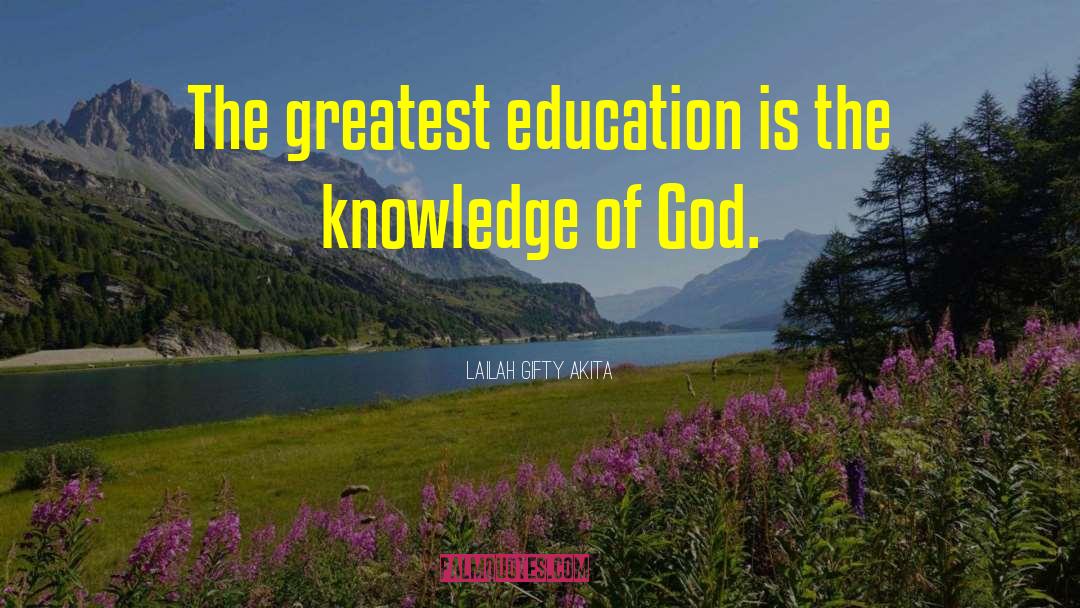 Knowledge Religion quotes by Lailah Gifty Akita