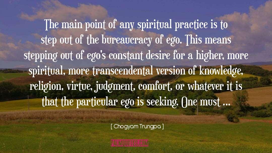 Knowledge Religion quotes by Chogyam Trungpa