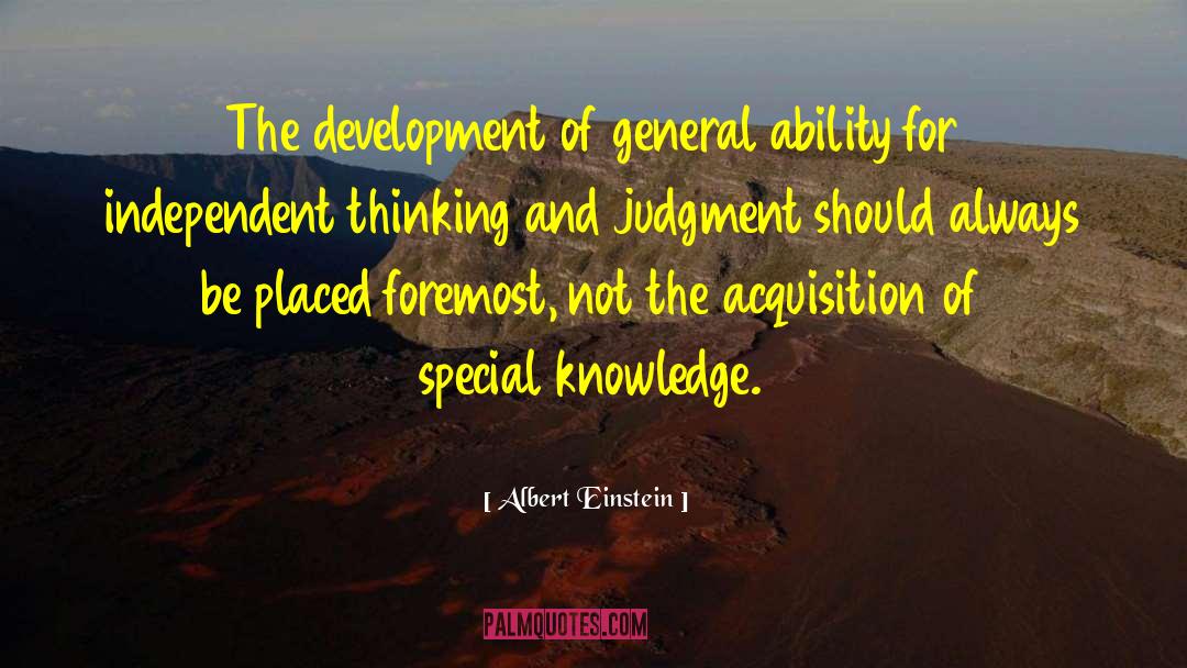 Knowledge Shock quotes by Albert Einstein