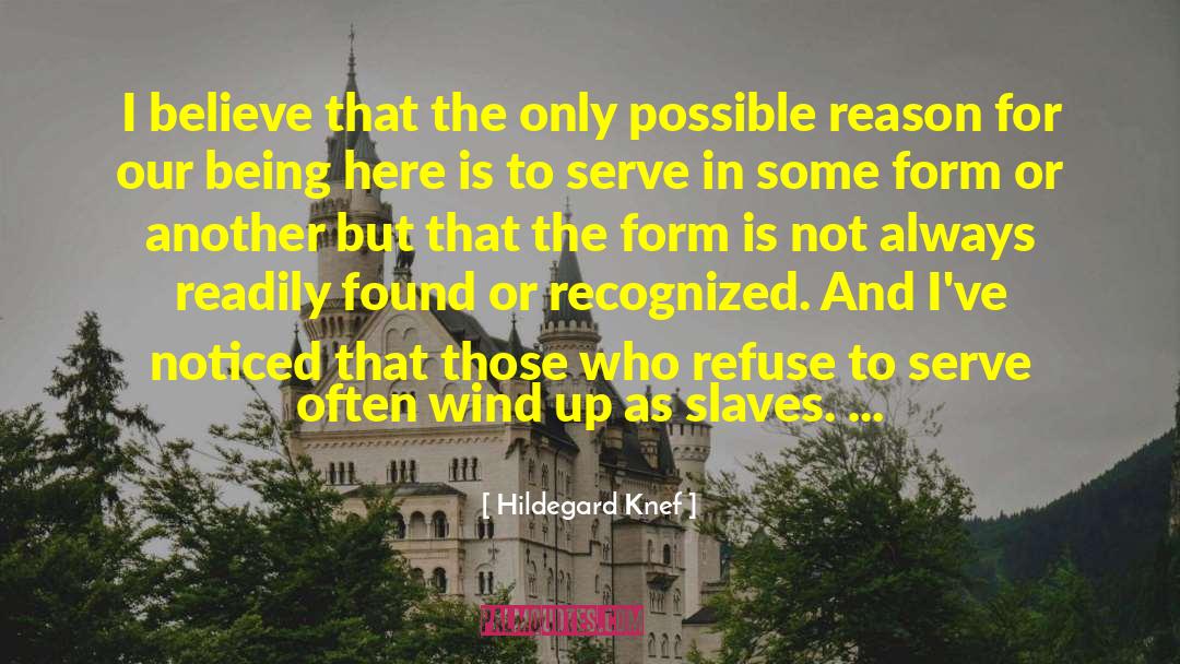 Knowledge Wind quotes by Hildegard Knef