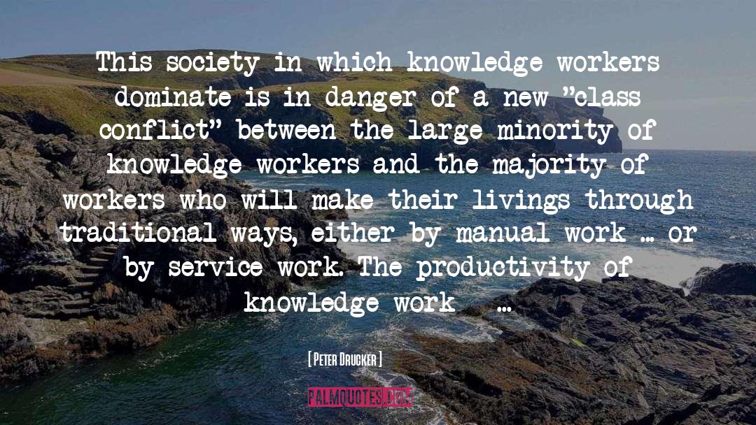 Knowledge Workers quotes by Peter Drucker