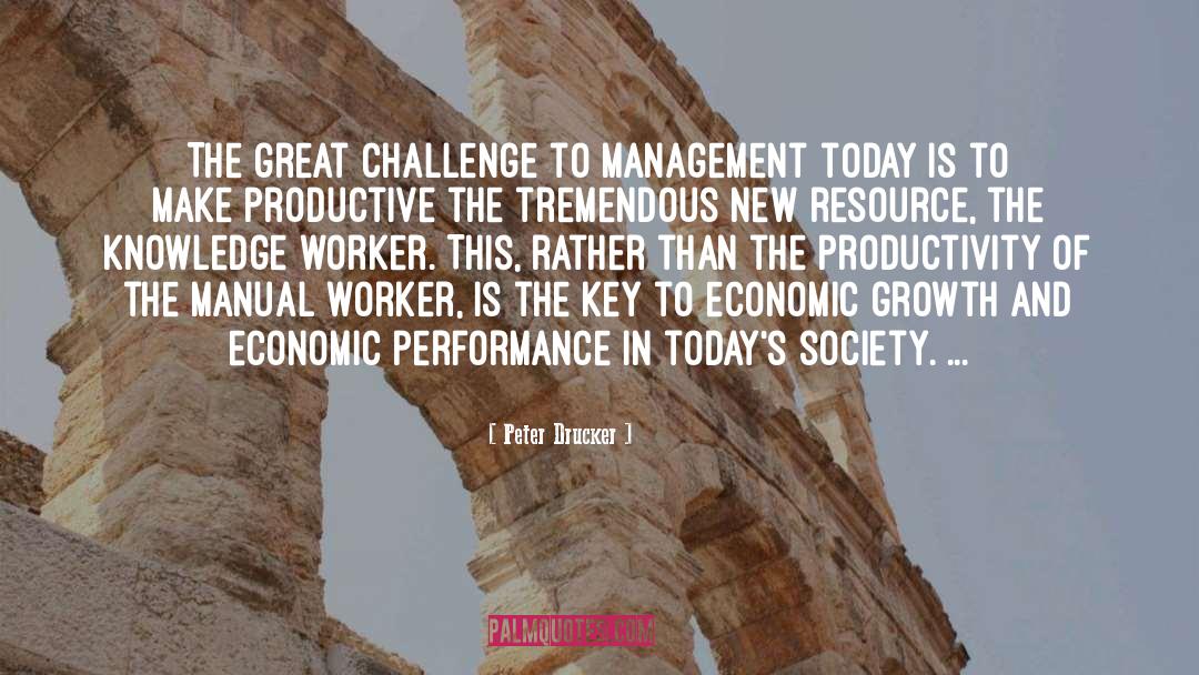 Knowledge Workers quotes by Peter Drucker