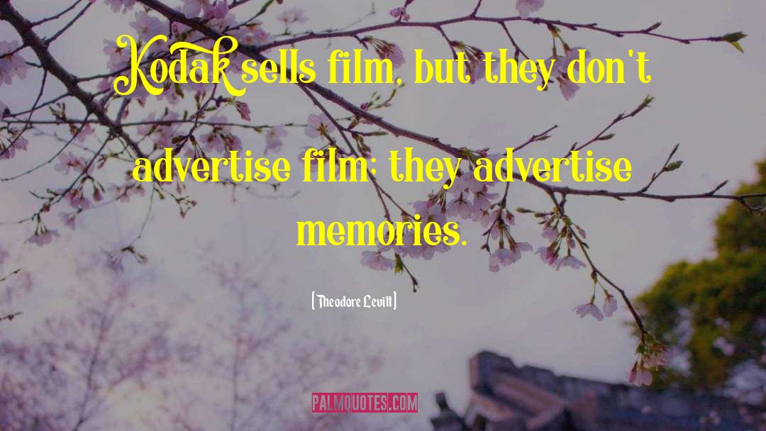 Kodak quotes by Theodore Levitt