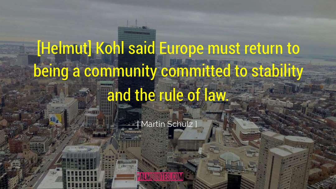 Kohl quotes by Martin Schulz